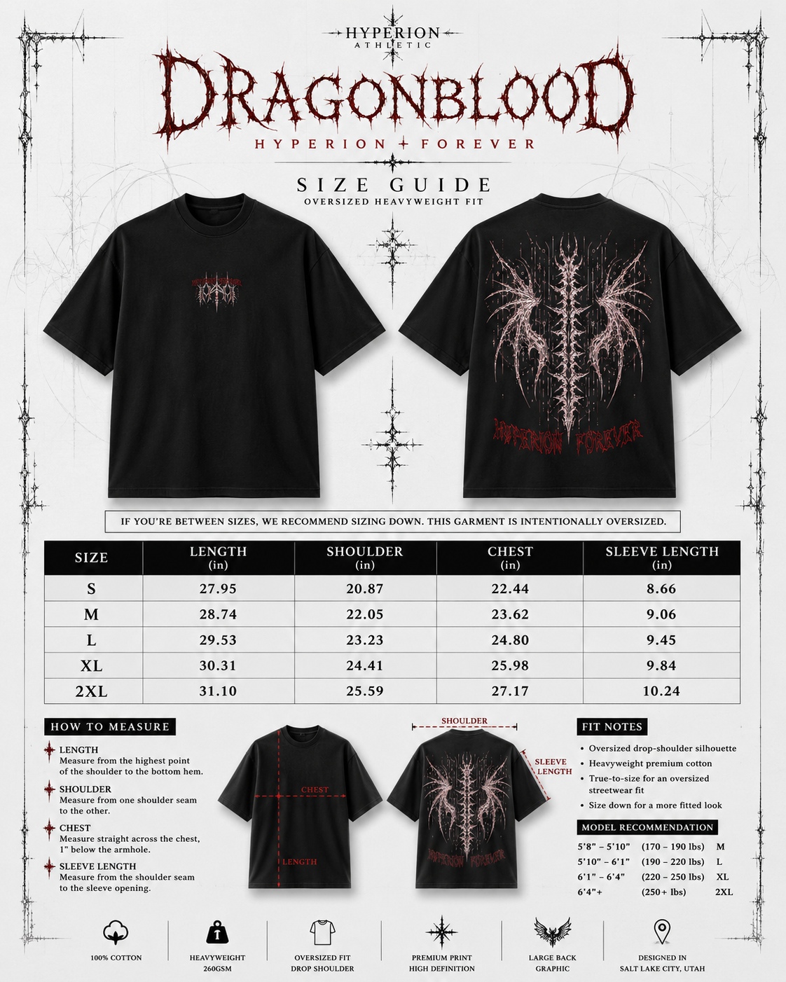 "Dragonblood" Oversized T