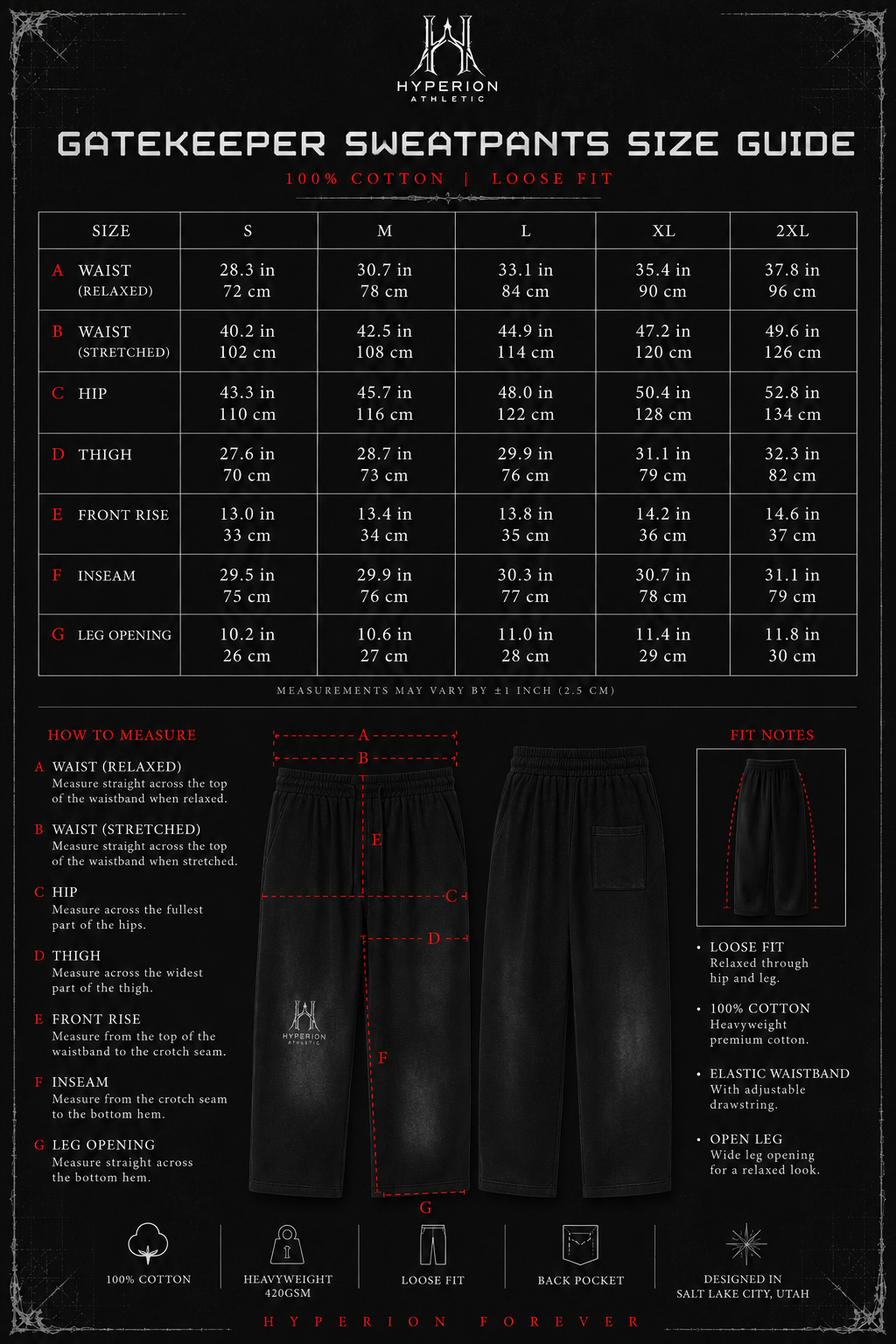 "The Gatekeepers" Loose Fit Sweatpants