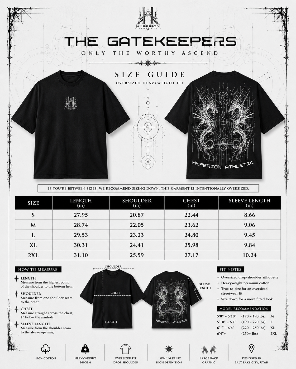 "The Gatekeepers" Oversized T
