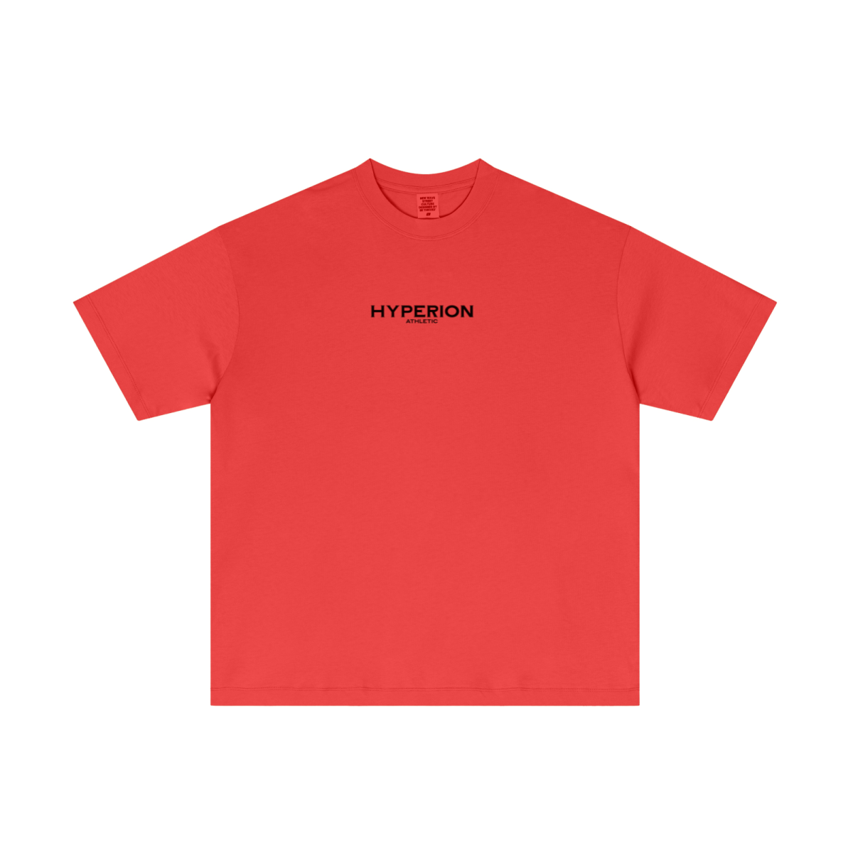180GSM Men's Low-Shrink Lightweight Cotton T-Shirt Red
