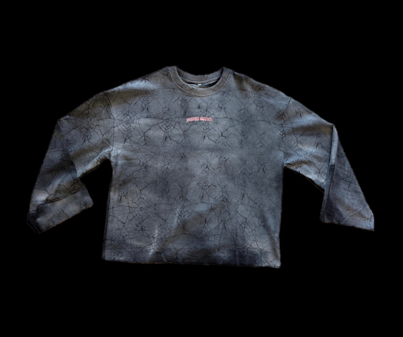 "Bloodshot Vengeance" Long Sleeve Waffle T