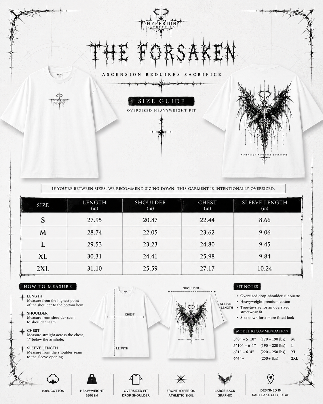 "The Forsaken" Oversized T