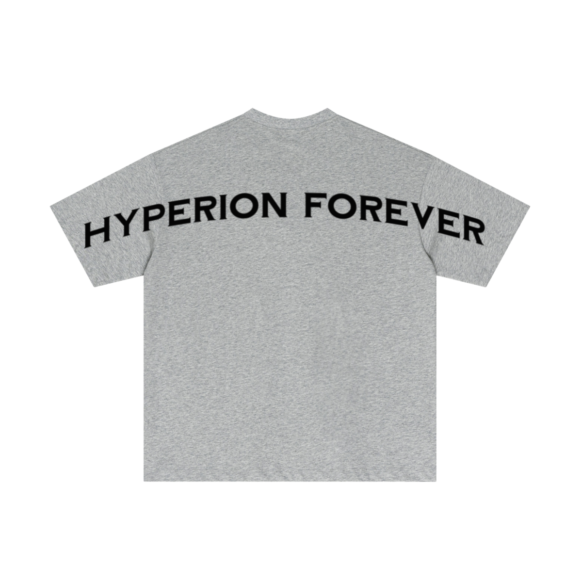 180GSM Men's Low-Shrink Lightweight Cotton T-Shirt LIght gray
