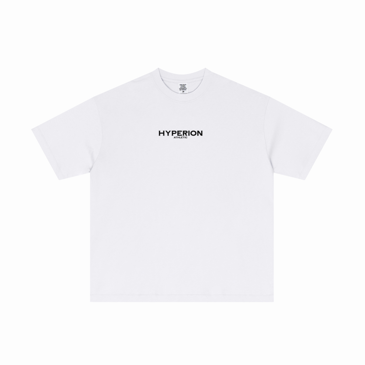 180GSM Men's Low-Shrink Lightweight Cotton T-Shirt  White