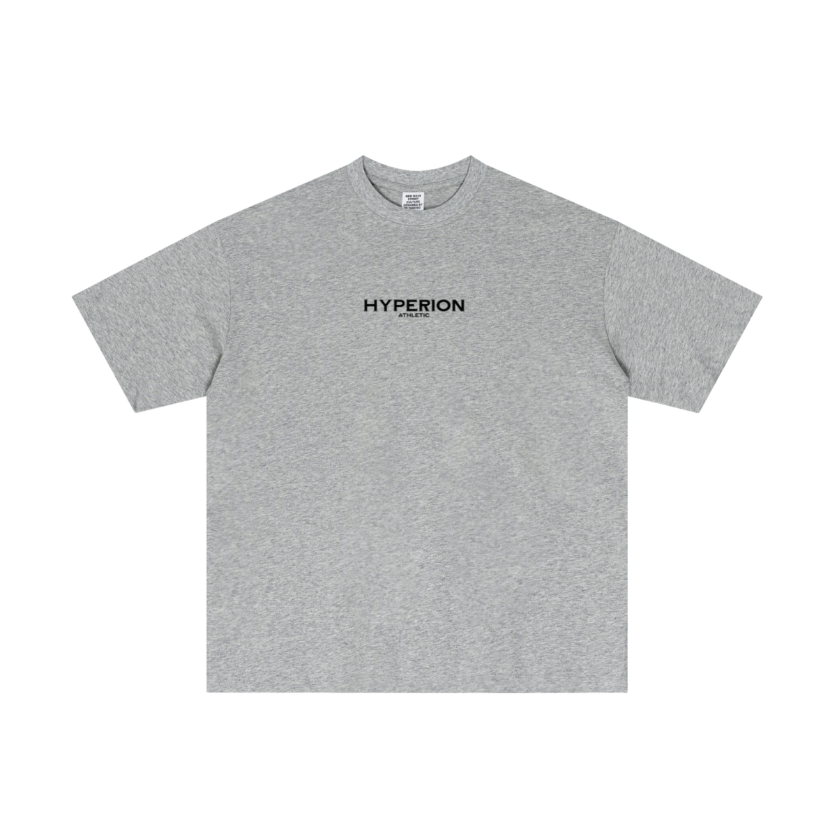 180GSM Men's Low-Shrink Lightweight Cotton T-Shirt LIght gray